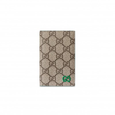 GUCCI GREEN INTERIOR GG LONG CARD CASE 768249 (15*12cm)